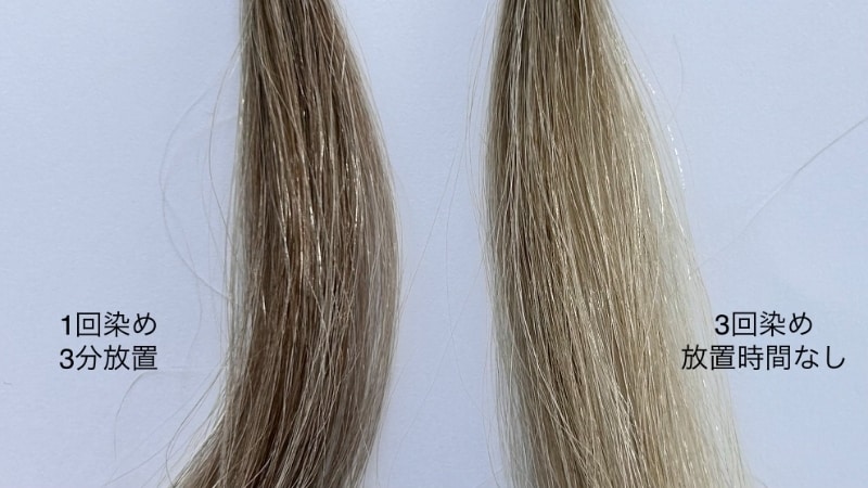利尻炭酸カラーシャンプーのダークブラウンの白髪を染める効果を検証