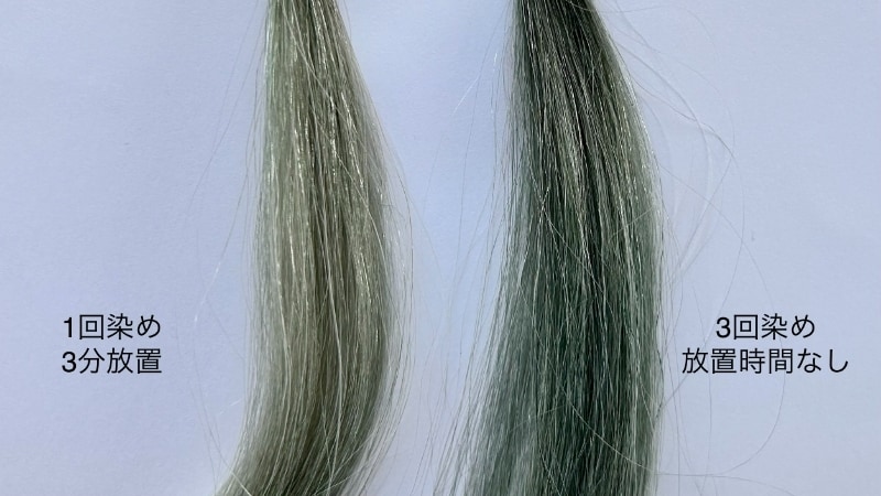 利尻炭酸カラーシャンプーブラックの白髪を染める効果を検証