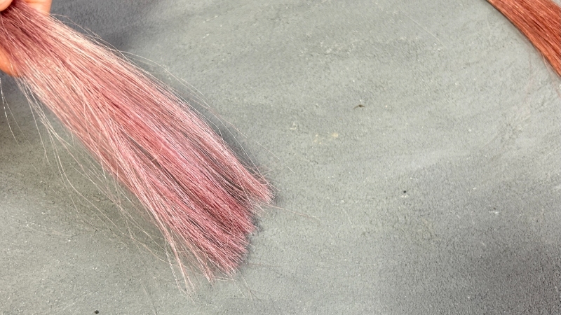 ビューティラボ バニティカラー ヘアカラー マニッシュピンクの染毛効果検証