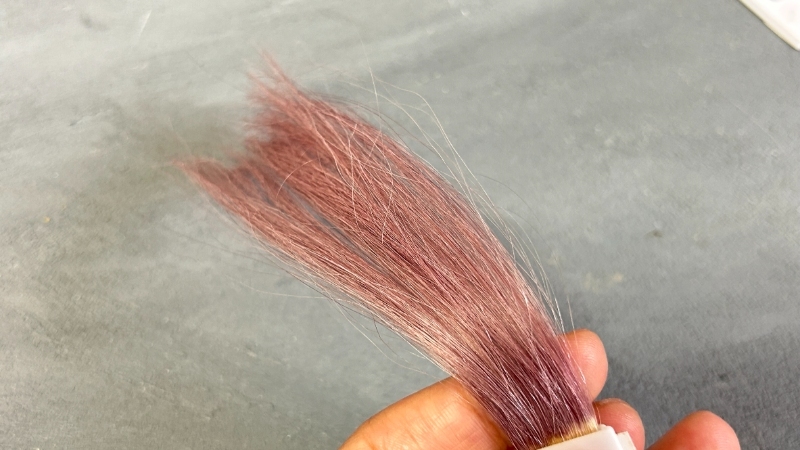 ビューティラボ バニティカラー ヘアカラー マニッシュピンクの染毛効果検証