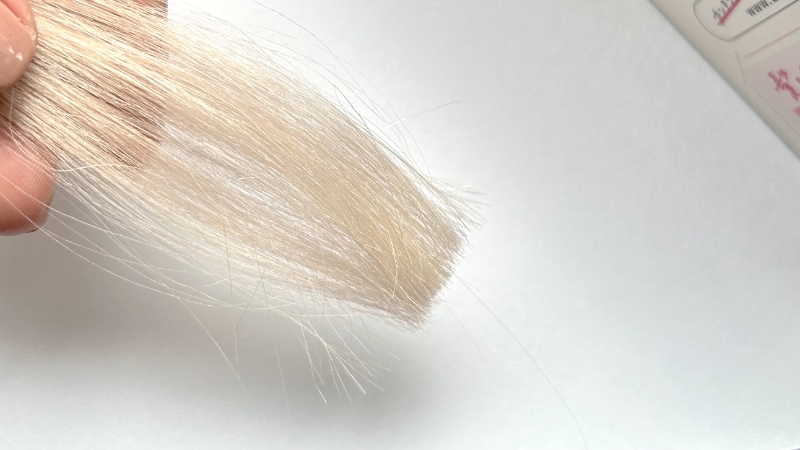ビューティラボ ホイップヘアカラー クリーミーカプチーノの染毛効果検証
