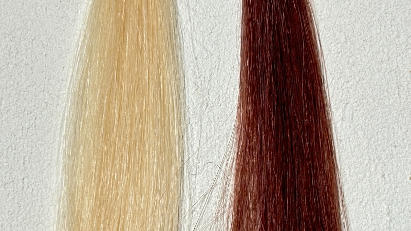 ロレアル パリ オレオリュクス クリーム ナチュラル 10P チェリーピンクブラウン の染毛効果検証