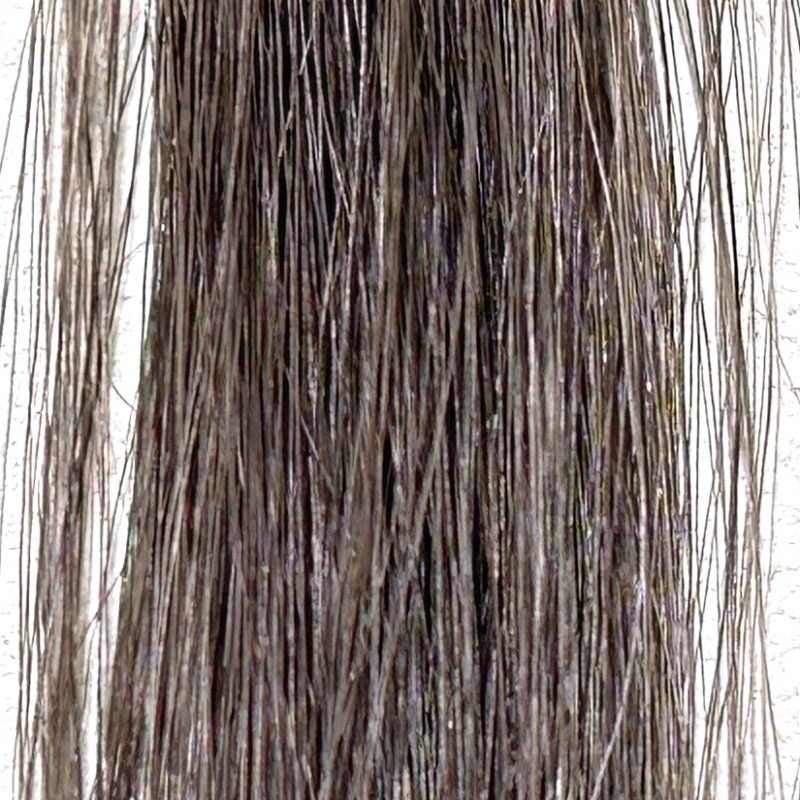 Liese（リーゼ）泡カラー スモーキーアッシュグレイ茶髪に染毛した場合の色落ち検証画像5日目