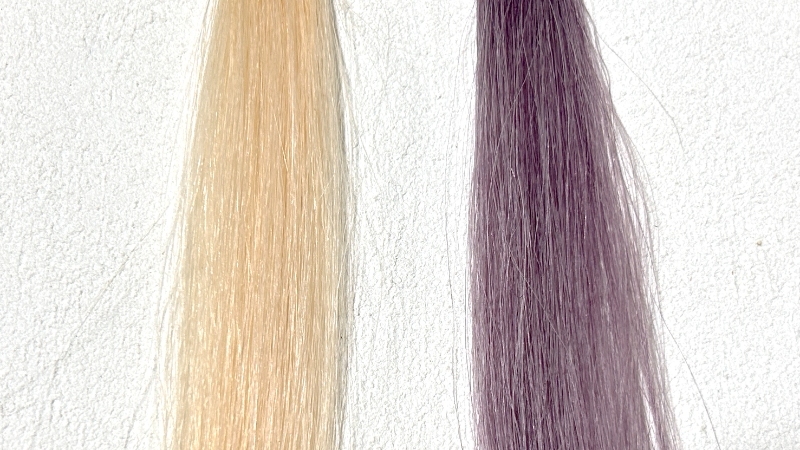 リーゼ 泡カラー クールピンク の染毛効果検証