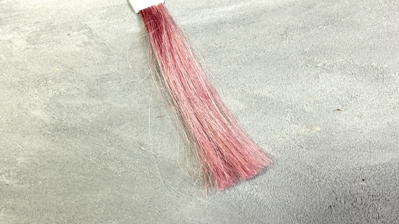 サイオス イルーセント ミルキーヘアカラー CP03 チェリーピンクの染毛効果検証
